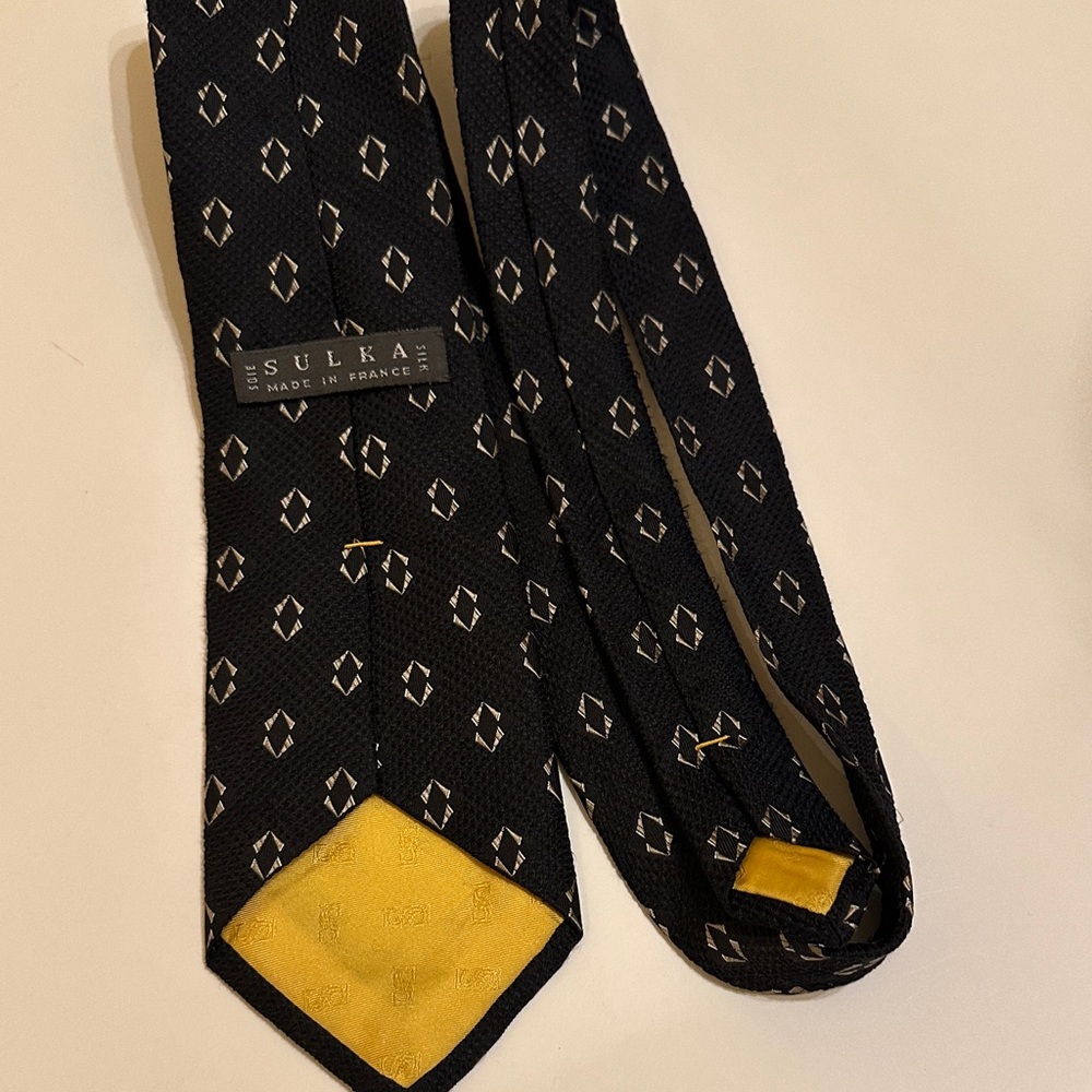 Black and Gold Men's Tie